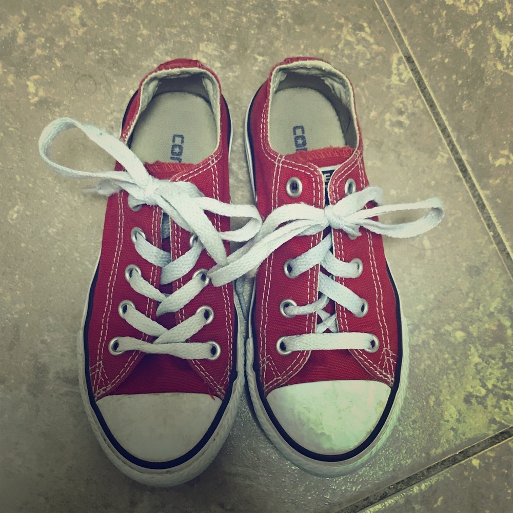 Red converse